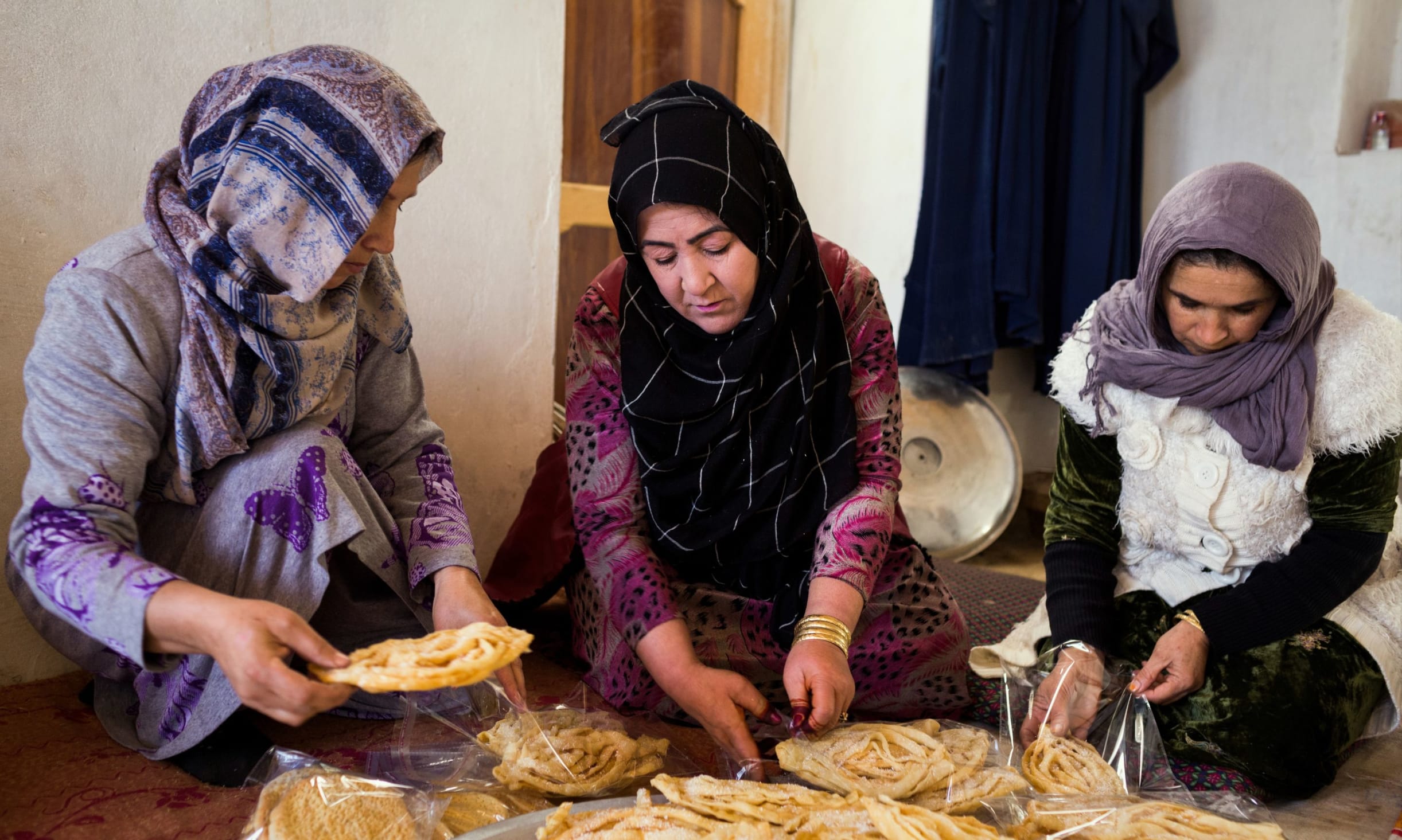Sohila bakes cakes with Afghanaids womens economic empowerment programme